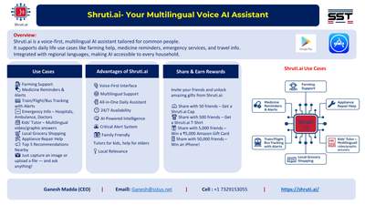 ShrutiAI One Pager